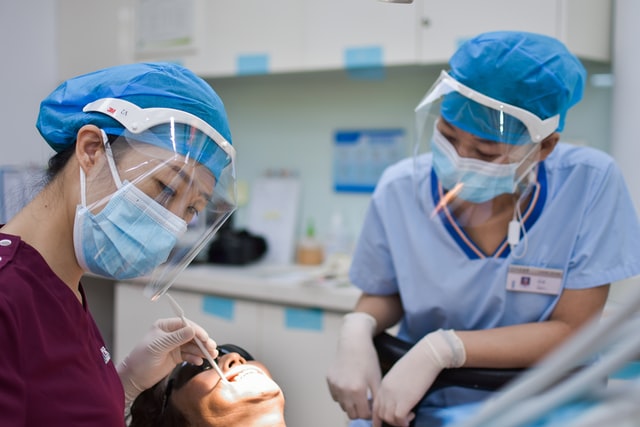 Patient Getting Dental Surgery