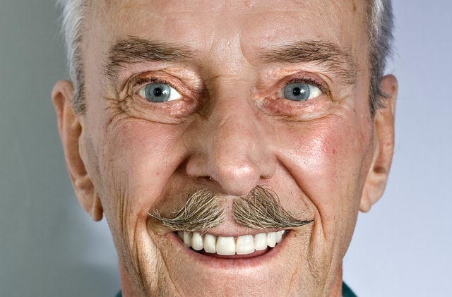 Closeup of an Older Gentleman Smiling